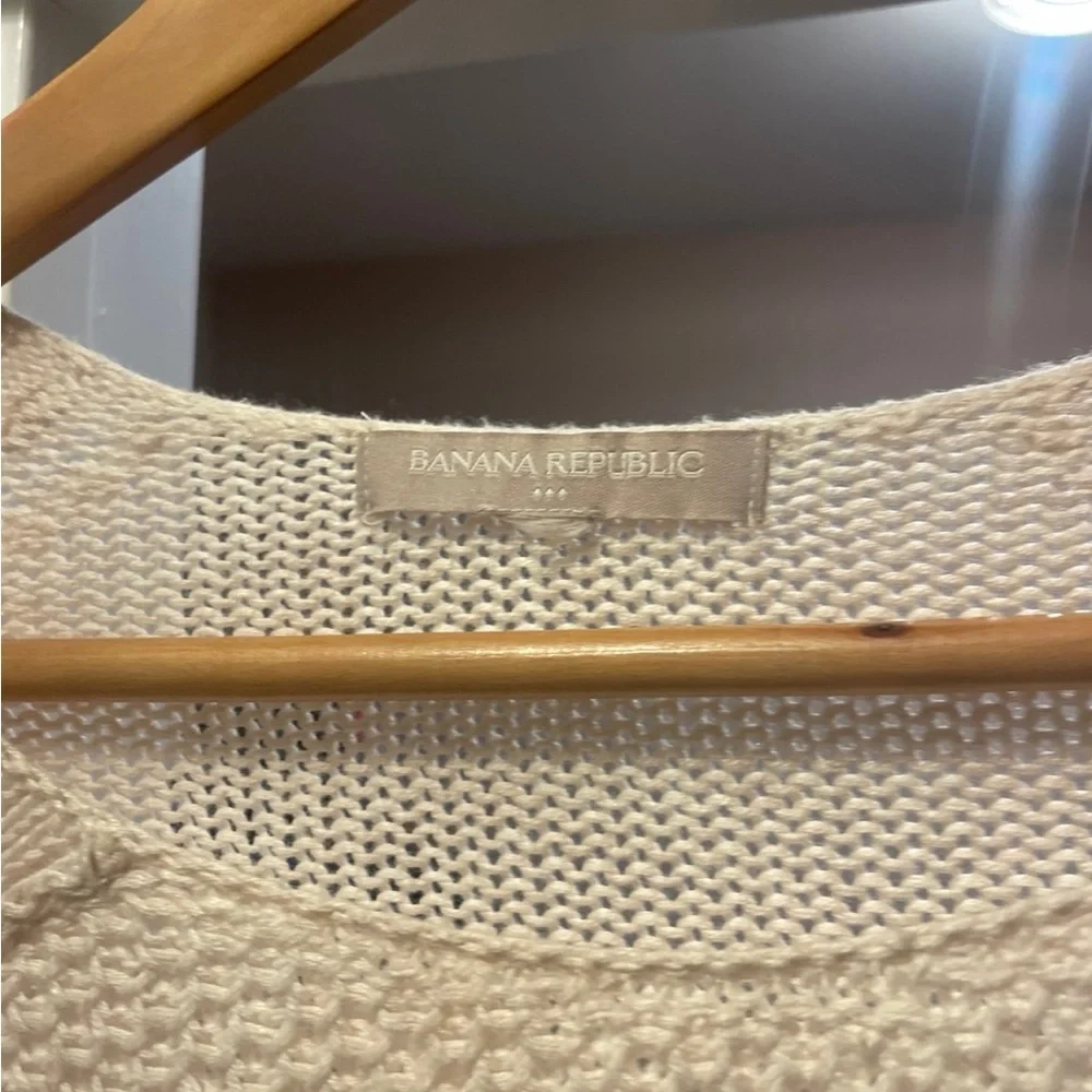 Banana Republic Sweater M size Cream Ivory - Picture 4 of 7